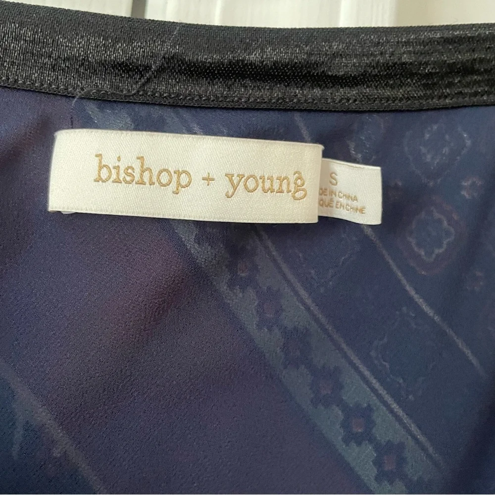 Bishop & Young Tasso Satin Slip Floral Bandana Patchwork Print Skirt Sz S - Picture 7 of 9